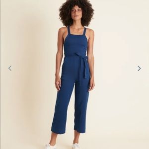 Marine layer Tess Jumpsuit in mid indigo - size 6